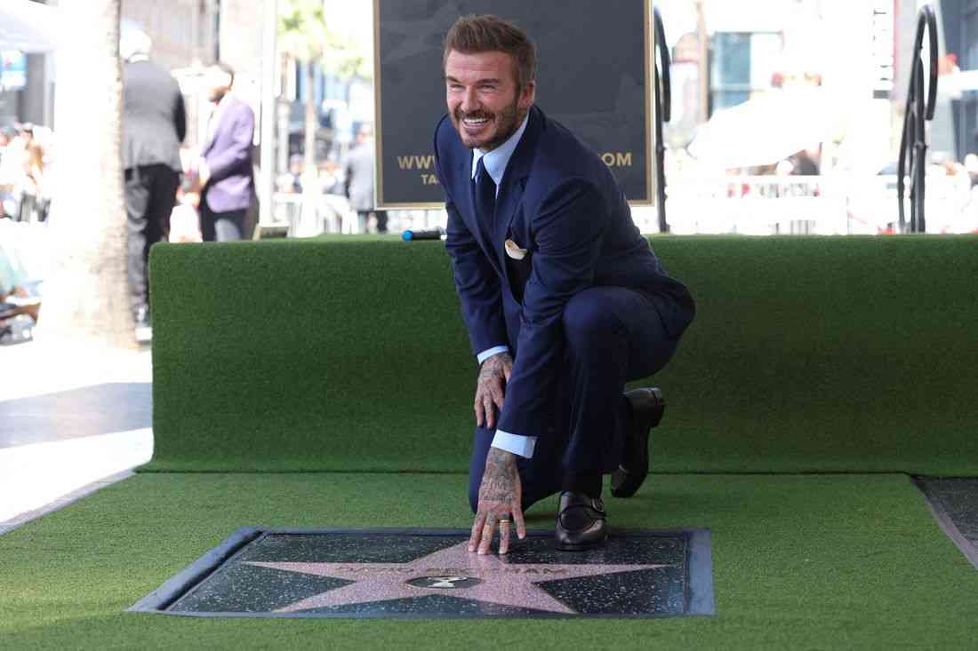 David Beckham honored with Walk of Fame star as LA hosts World Cup games