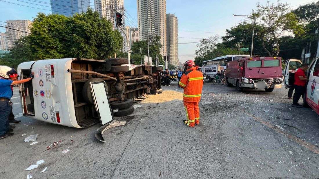 LTFRB suspends bus operator after QC crash kills senior citizen, injures 21