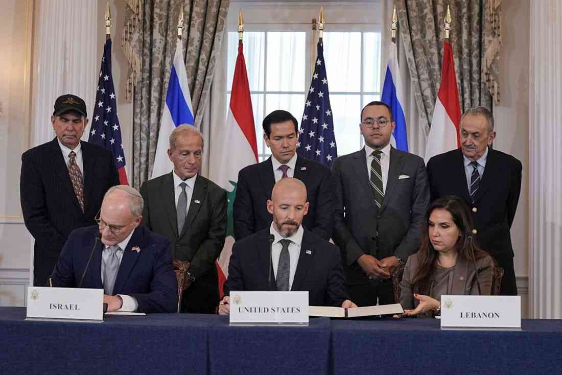 Israel, Lebanon sign initial agreement after US-mediated talks