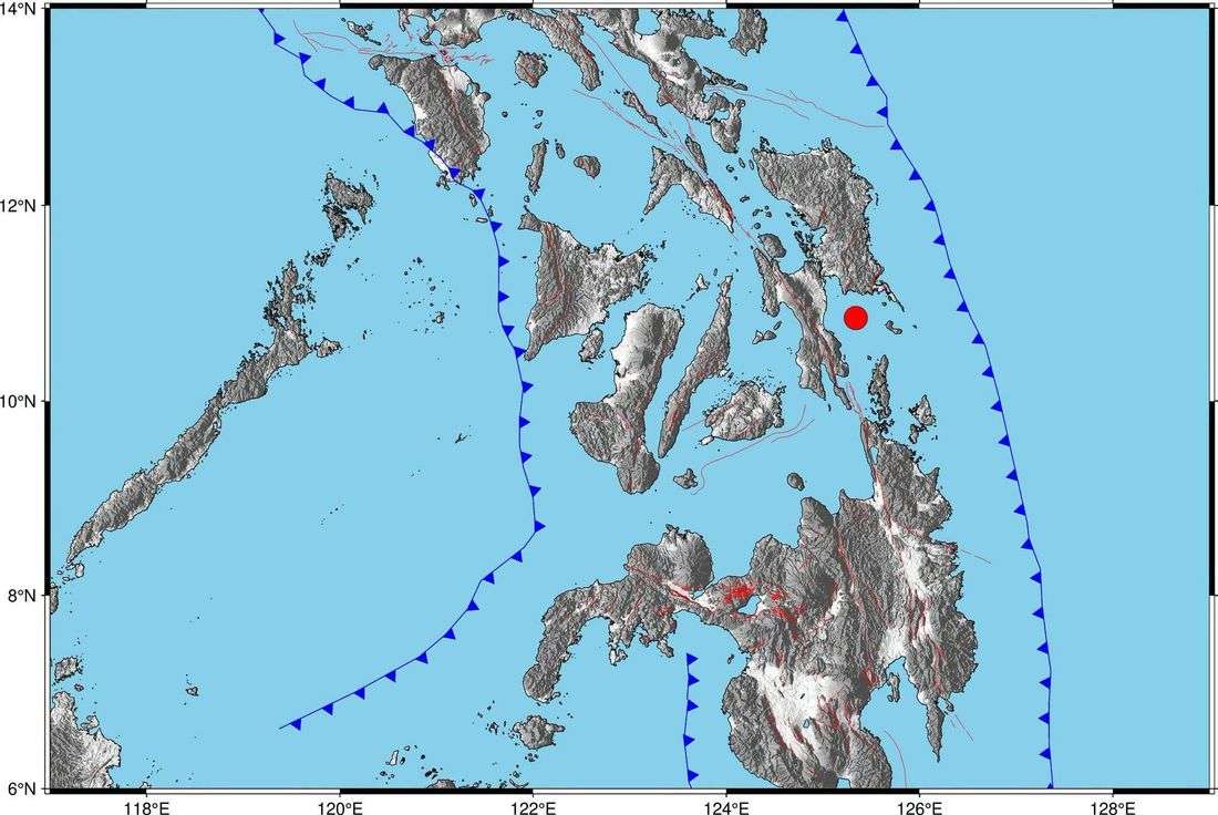 Magnitude 5.0 earthquake jolts Eastern Samar