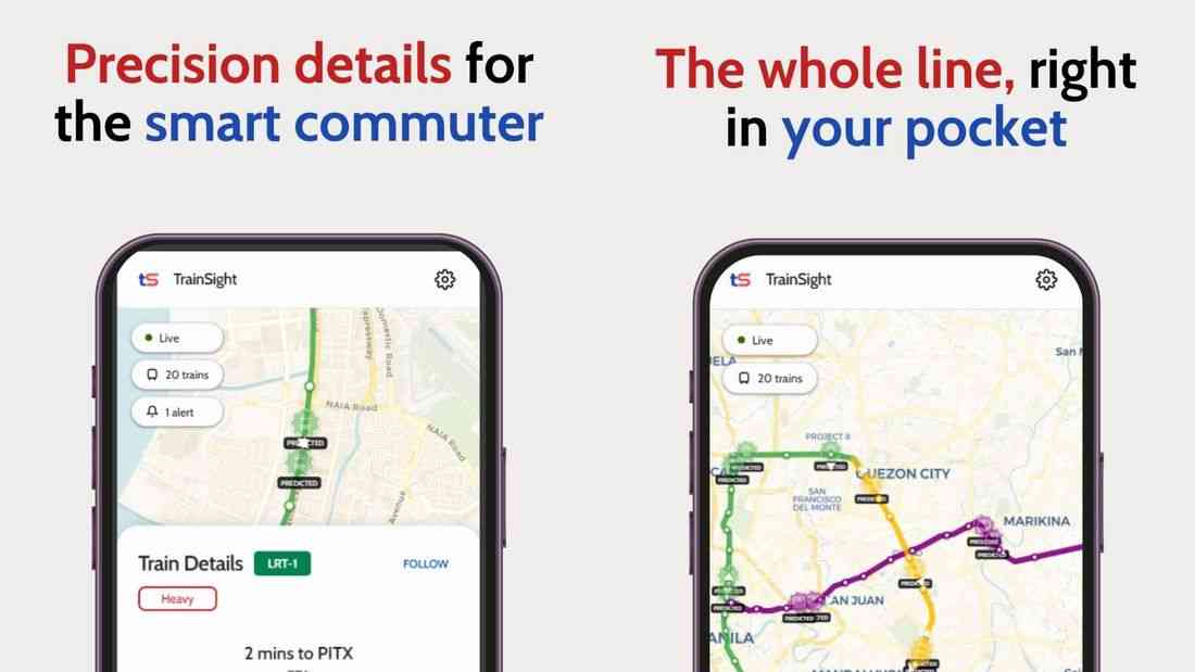 Commuter app ‘TrainSight’ to launch with real-time LRT, MRT updates