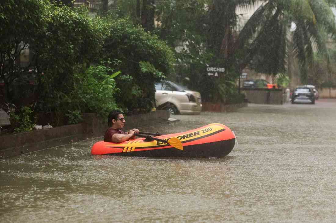 Six killed in India's Mumbai as rains wreak havoc, disrupt travel