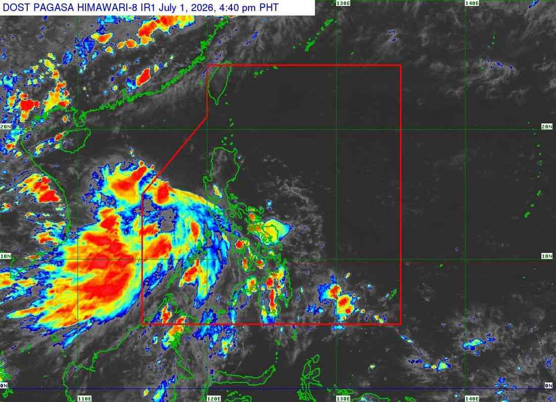 Habagat to bring rains over Palawan, Occidental Mindoro; 'Henry' expected to exit PAR today