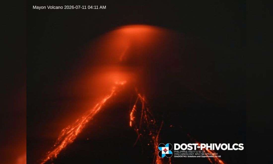 Effusive eruption continues at Mayon Volcano for 187th day — Phivolcs