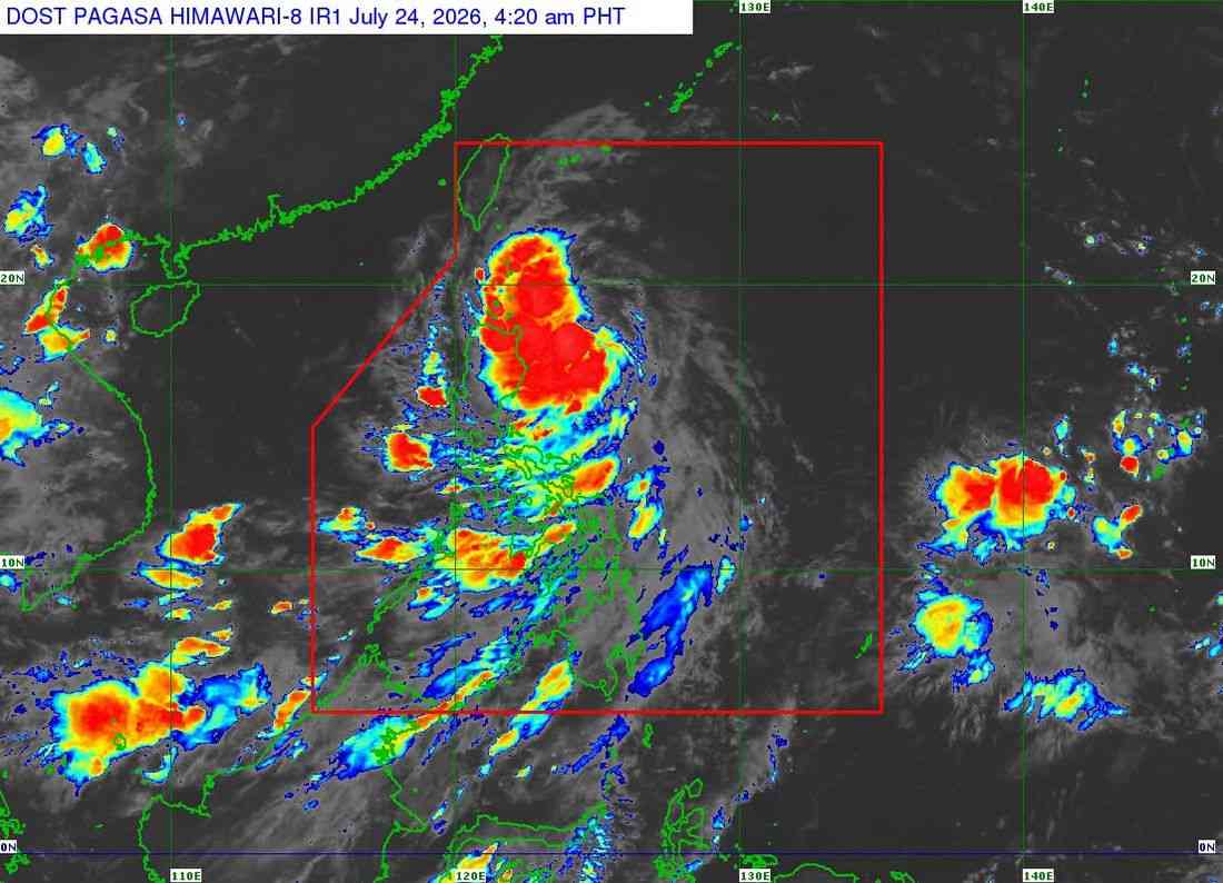 Tropical Storm Kiyapo intensifies as it nears Northern Luzon; Signal No. 2 raised over Batanes, Babuyan Islands