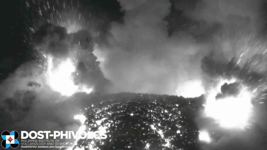 Mayon Volcano eruption hits 190 Days as lava flows persist