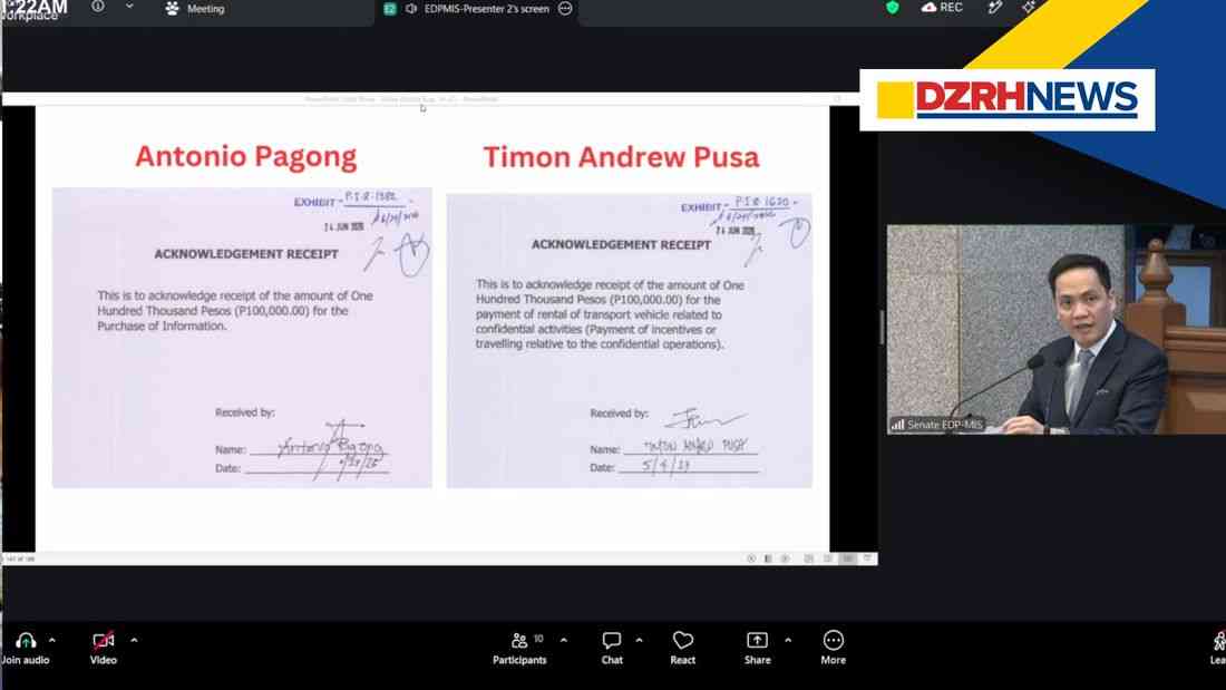 ‘Timon Andrew Pusa,’ ‘Xuniso P. Belat’ among names in OVP confidential fund receipts
