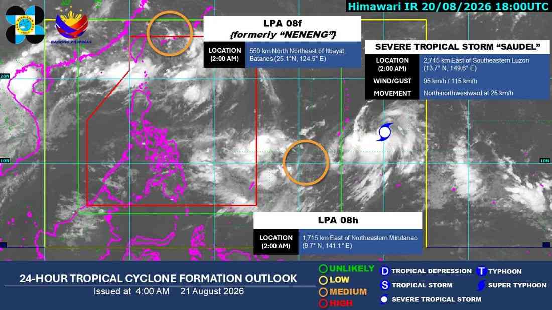 Habagat rains persist in Luzon; generally fair weather seen across rest of PH Friday