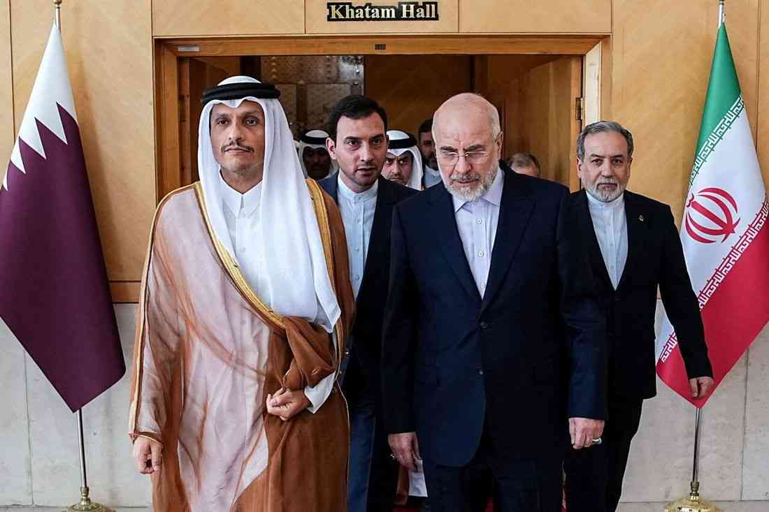 Qatar steps in to mediate as Trump says US not talking to Iran