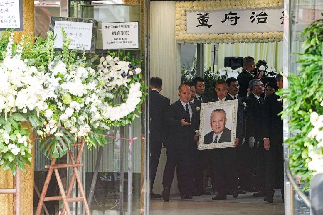 Tung Chee-hwa, Hong Kong's first leader under Chinese rule, laid to rest