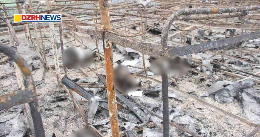 MV June Aster fire declared out; burned human remains found in economy area