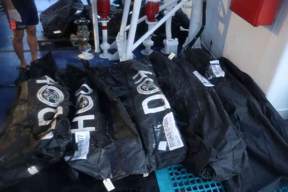 PCG: 30 cadavers recovered from fire-hit ferry off Palawan