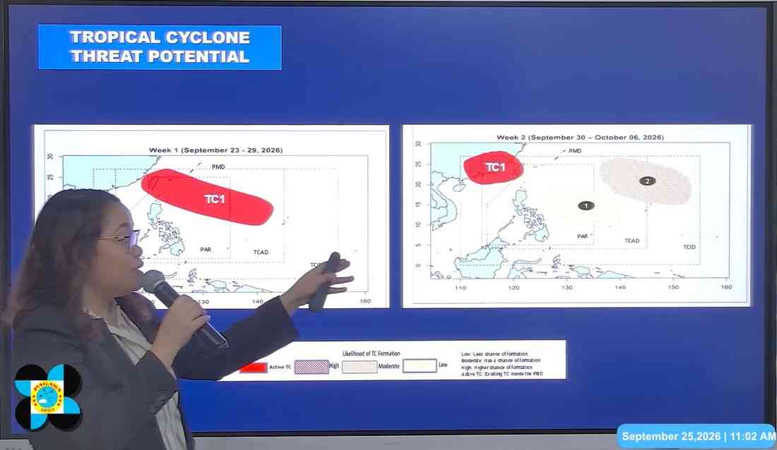 NDRRMC raises Blue Alert as TS Queenie approaches Philippine sea