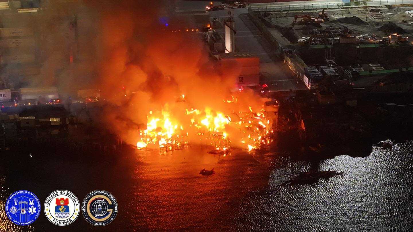 30 houses burned in Isla Puting Bato, Tondo fire