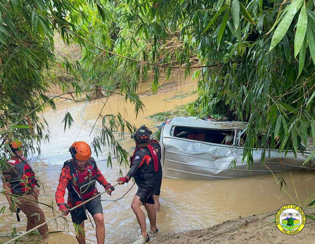 5 dead in Palawan floods from shear line rains