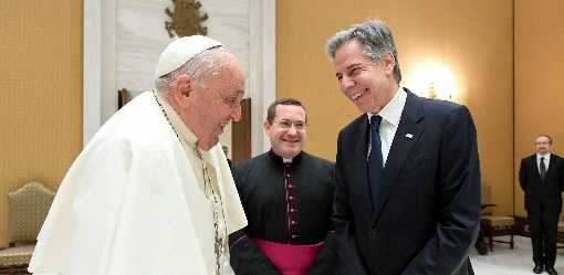 After Vatican visit, Blinken praises Pope Francis's work on LGBTQ rights