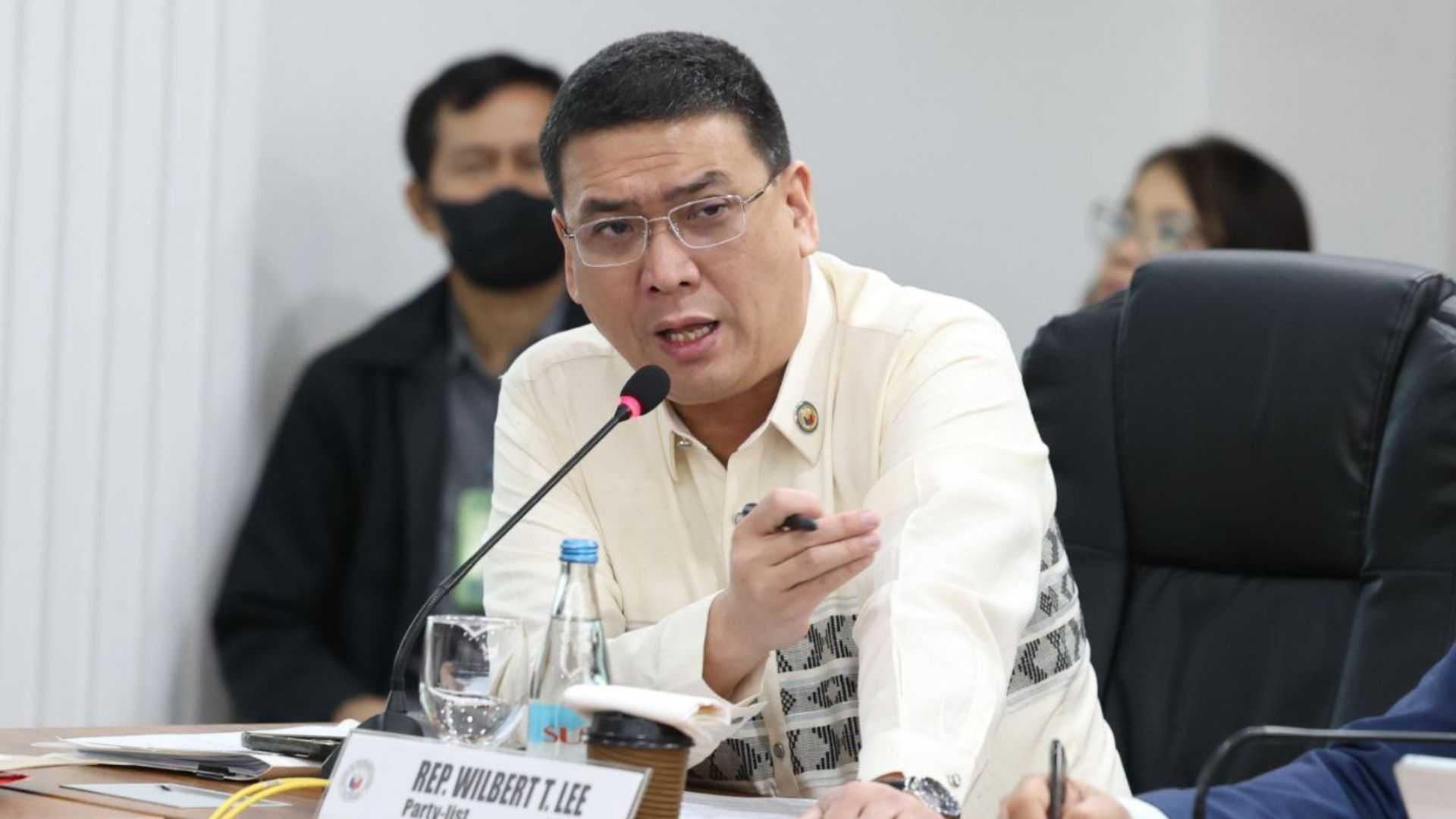 Agri Party-list Rep. Wilbert Lee withdraws from Senate race