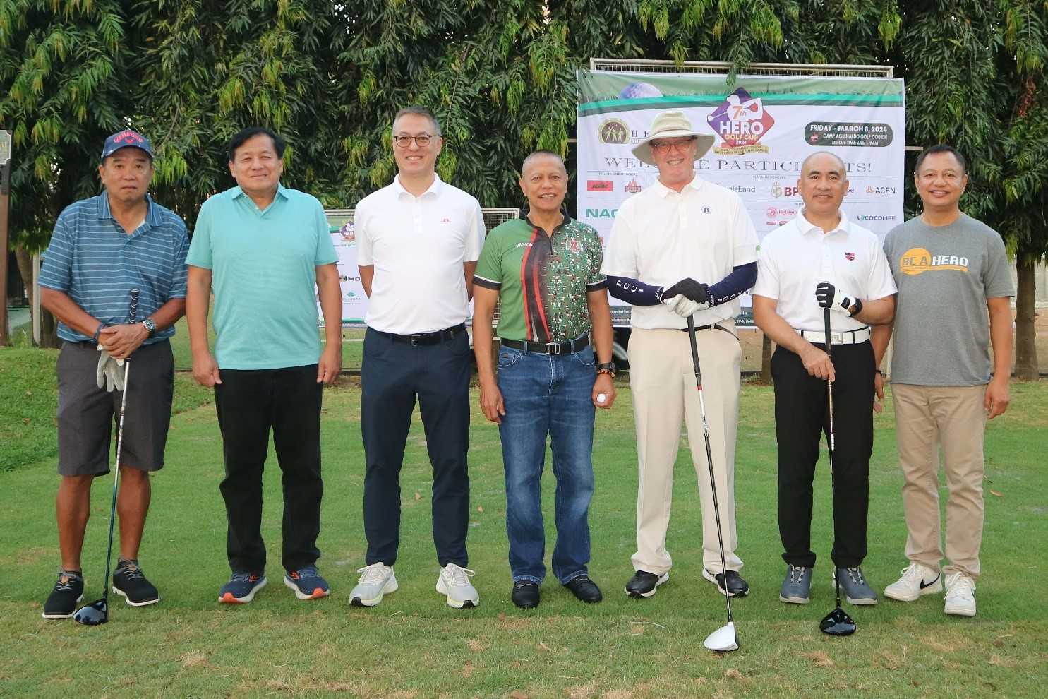 Almost 100 golfers join 7th Hero Golf Cup for military orphans