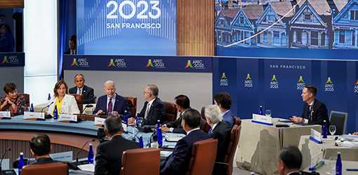APEC leaders divided on Ukraine, Gaza wars, back WTO reform