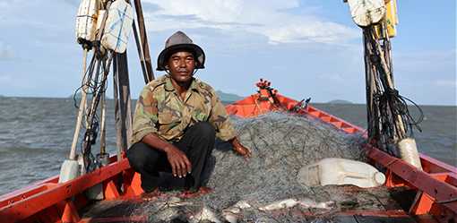 As the sea warms, struggling Cambodian fishermen seek to preserve crab stocks