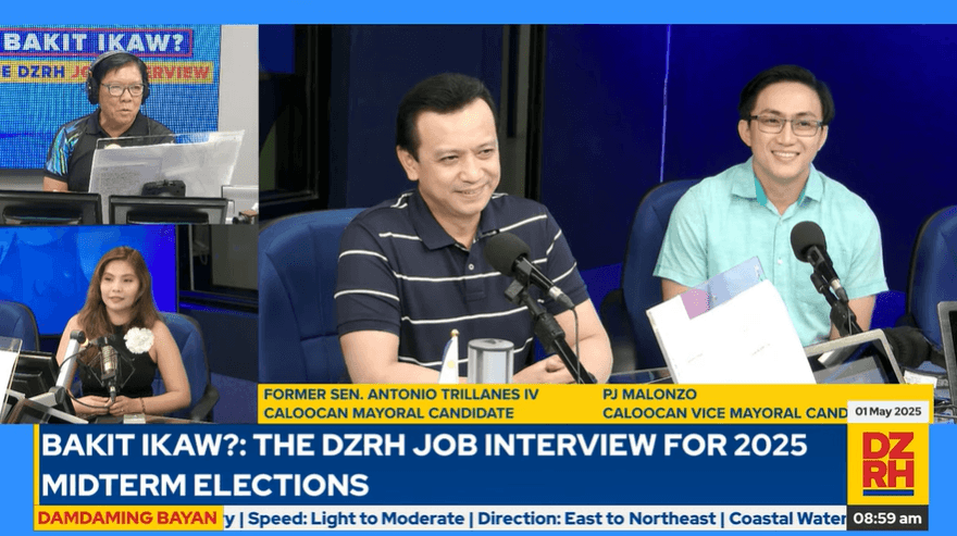 #BakitIkaw: Antonio Trillanes and PJ Malonzo pledges to rebuild Caloocan, strengthen peace and order, and ensure transparent and accountable governance