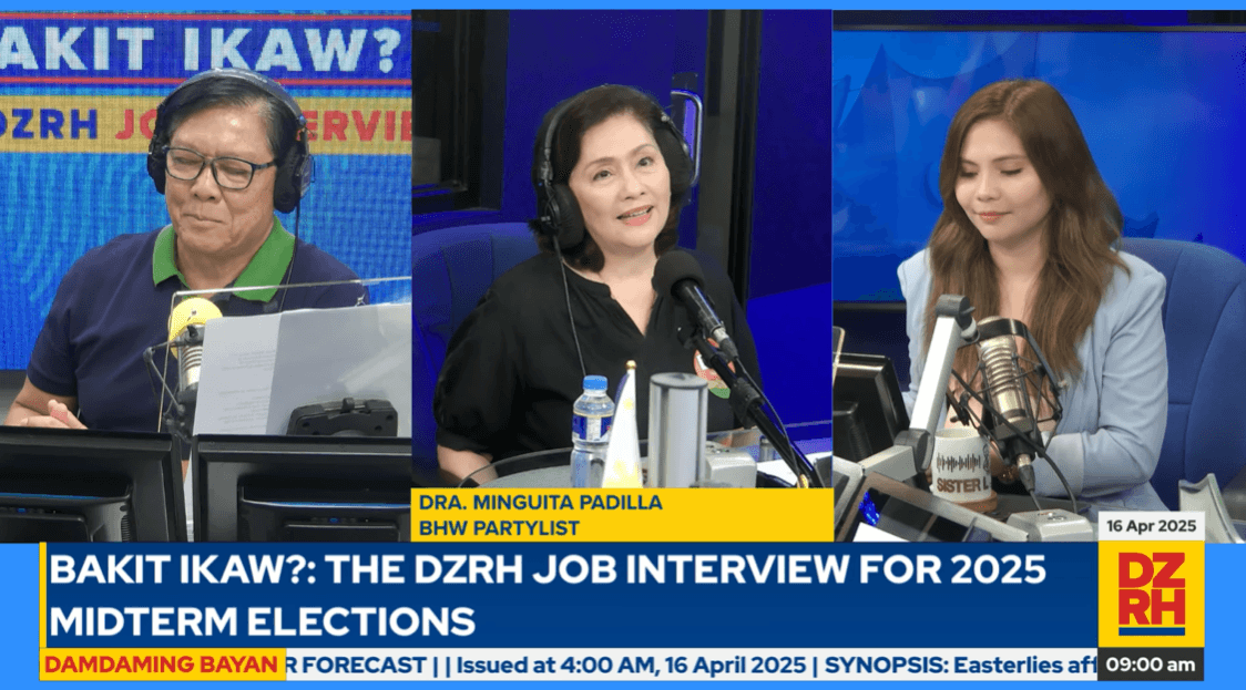 #BakitIkaw: Dra. Minguita Padilla vows to champion the rights of barangay health workers and health reforms in Congress