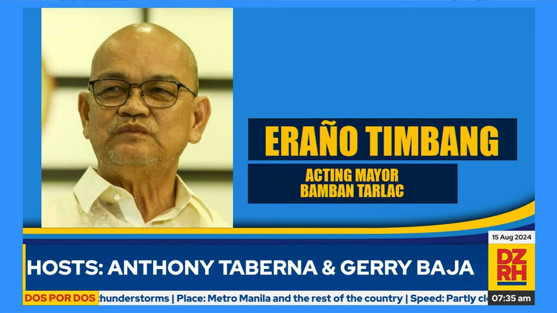 Bamban acting mayor faces life threats, commits to serving constituents