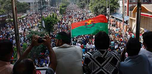 Bangladesh opposition protest turns violent amid calls for PM to resign