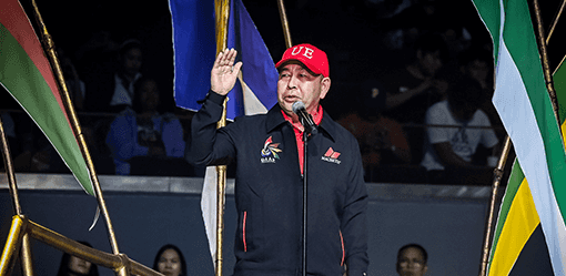 Battad steps down as UAAP chair after league slaps one-game ban on UE rookie