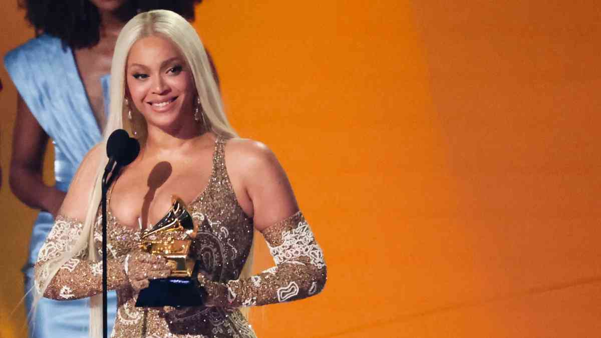 Beyoncé stunned by her own win for best country album at the 2025 Grammys