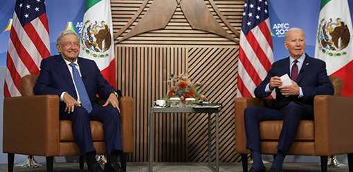 Biden, Mexican president discuss drugs, migration on final day of Pacific summit