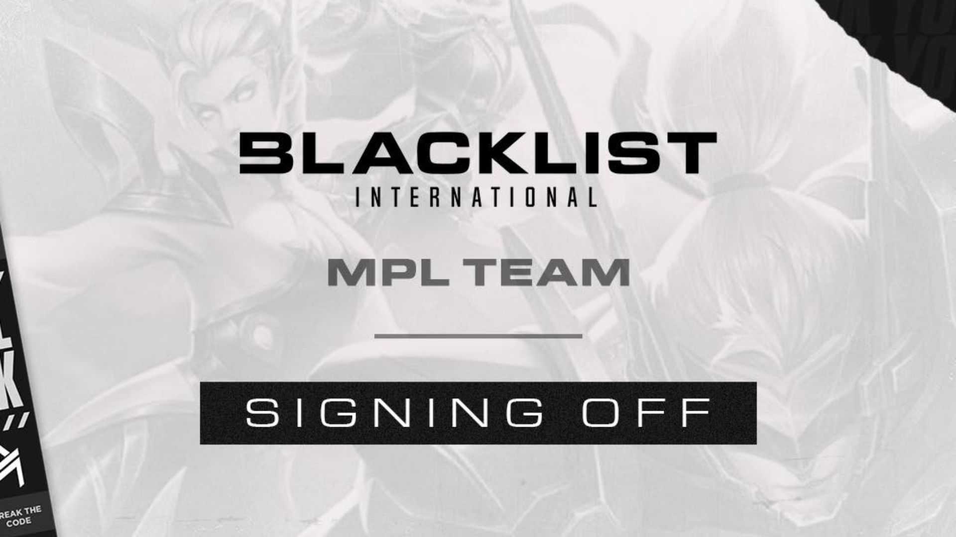 Blacklist International exits MLBB scene, sells MPL PH slot