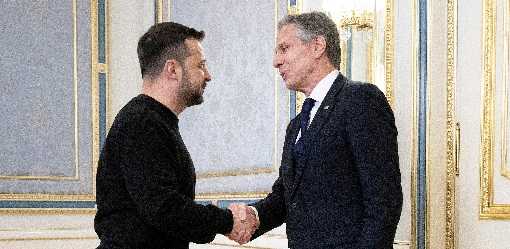 Blinken heads to Europe for Ukraine talks ahead of Trump return