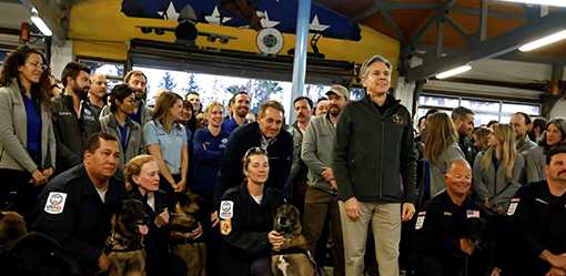 Blinken to Turkey: 'the United States is here' with aid