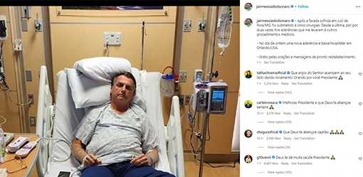 Bolsonaro in Florida hospital; 1,500 supporters detained after Brasilia riots