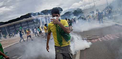 Brazil sentences three to over 14 years for storming government buildings