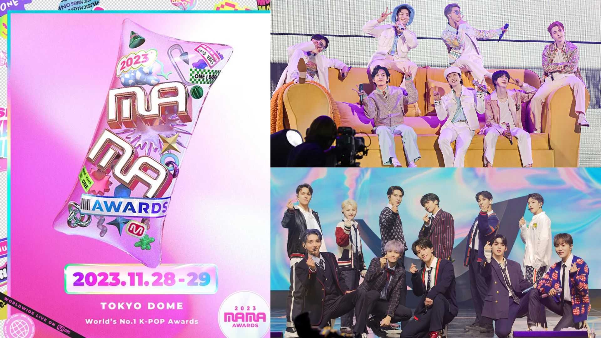 BTS, SEVENTEEN, more bag awards on 1st night of 2023 MAMA Awards