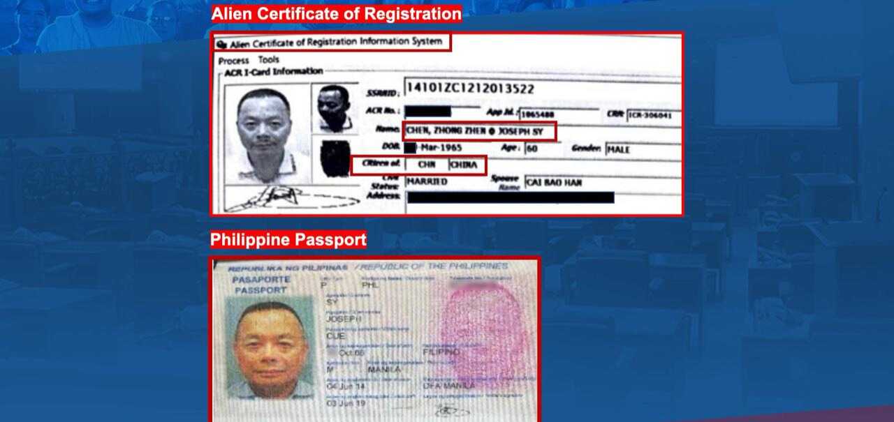 Businessman Joseph Sy's fingerprints match Chinese National Chen Zhong Zhen — Sen. Hontiveros