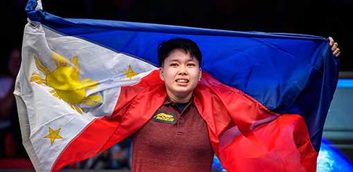 Centeno dominates World 10 Ball Women's Championships