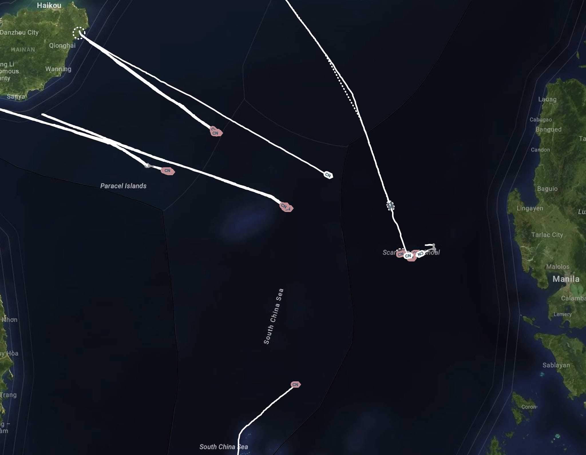 China sends biggest blockading force to Scarborough Shoal