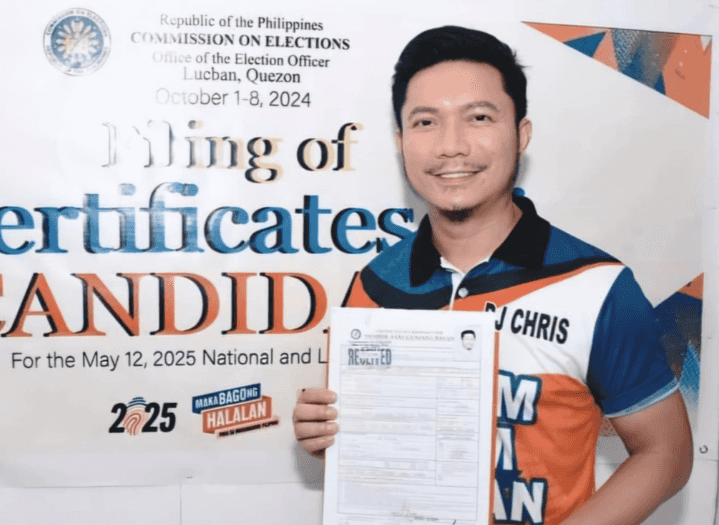 Chris Tsuper bids Love Radio goodbye, eyes Lucban Councilor seat