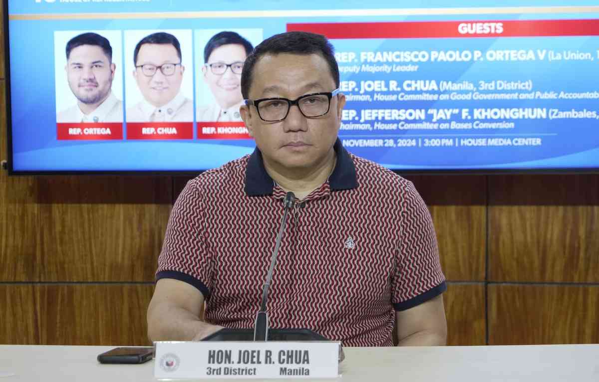 Chua: House probe on confidential funds postponed to give way for VP Sara’s NBI hearing