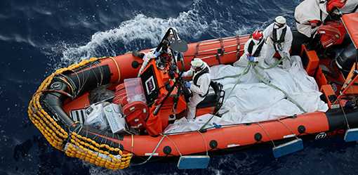 Death toll rises as rescue charity spots another body in sea off Libya