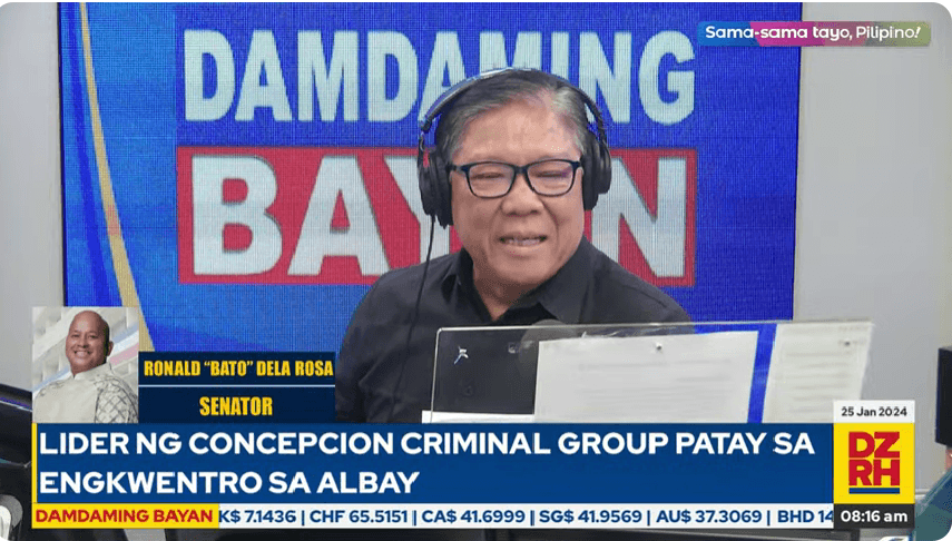 "Meron siyang isang salita, talagang meron siyang bayag" Dela Rosa commends PBBM's stance on ICC probe