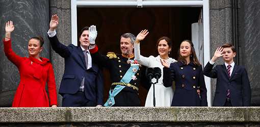 Denmark's King Frederik X appears before huge crowds after taking the throne