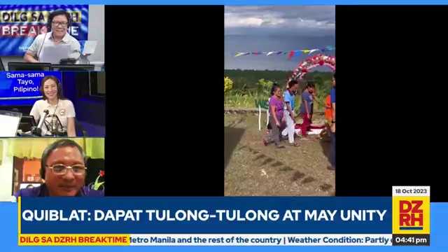 DILG sa DZRH Breaktime: Brgy chairman says unity ensures success of programs