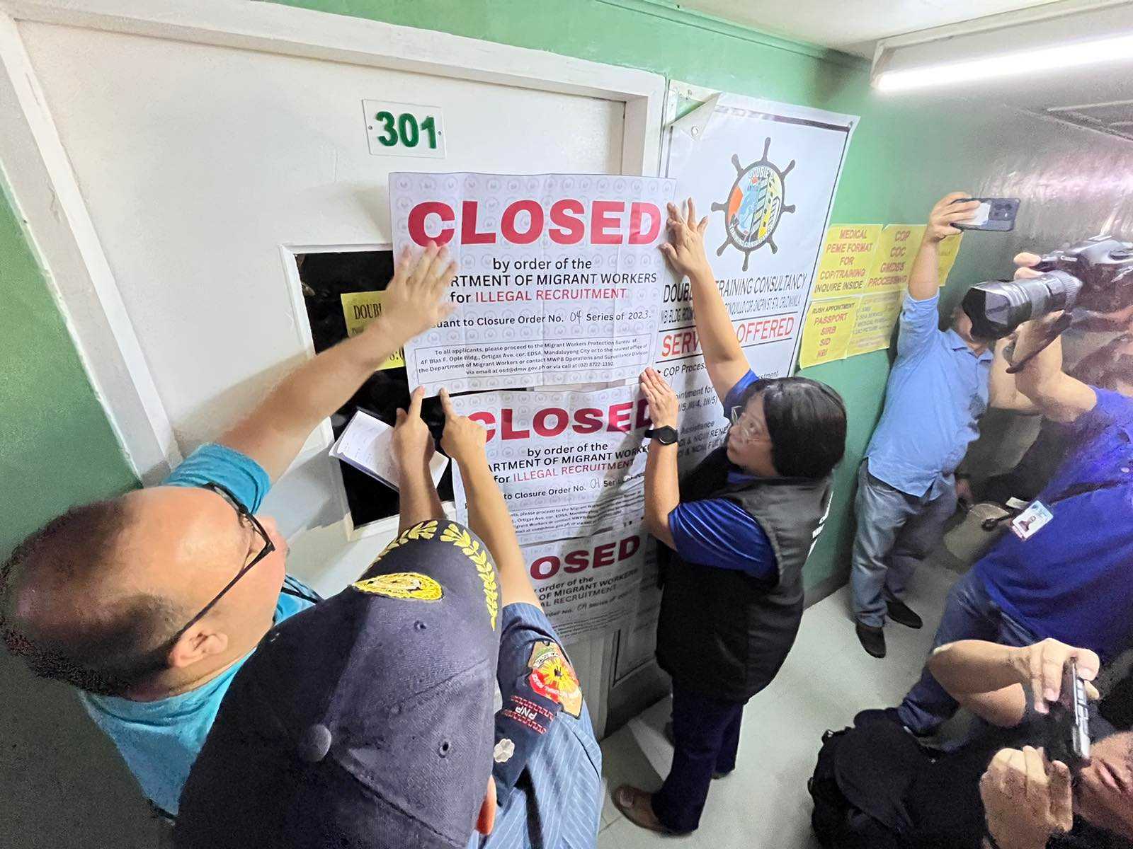 DMW shuts down consultancy agency in Manila over alleged illegal recruitment