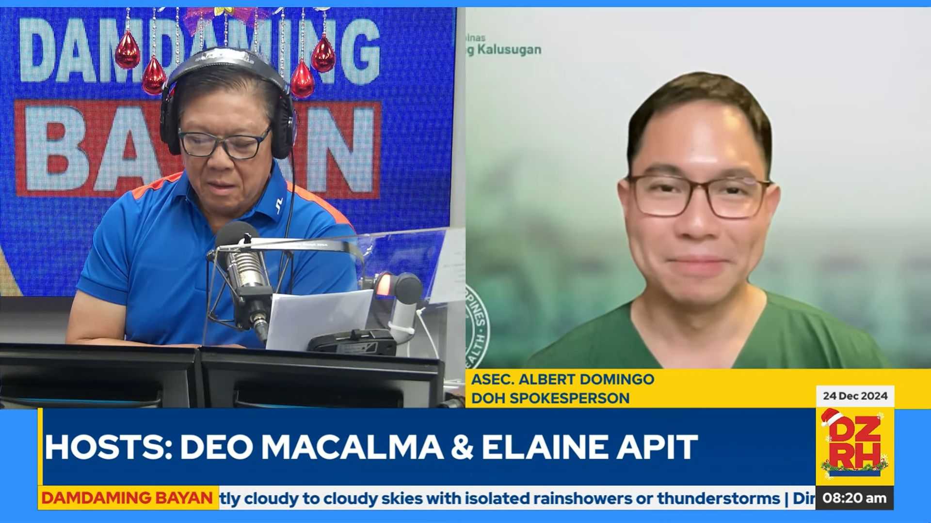 DOH encourages moderation in holiday feasts to ensure a safe celebration