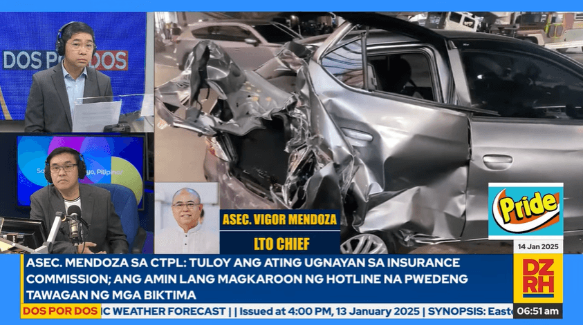 LTO confirms vehicles involved in Katipunan mishap did not receive benefits from insurance provider