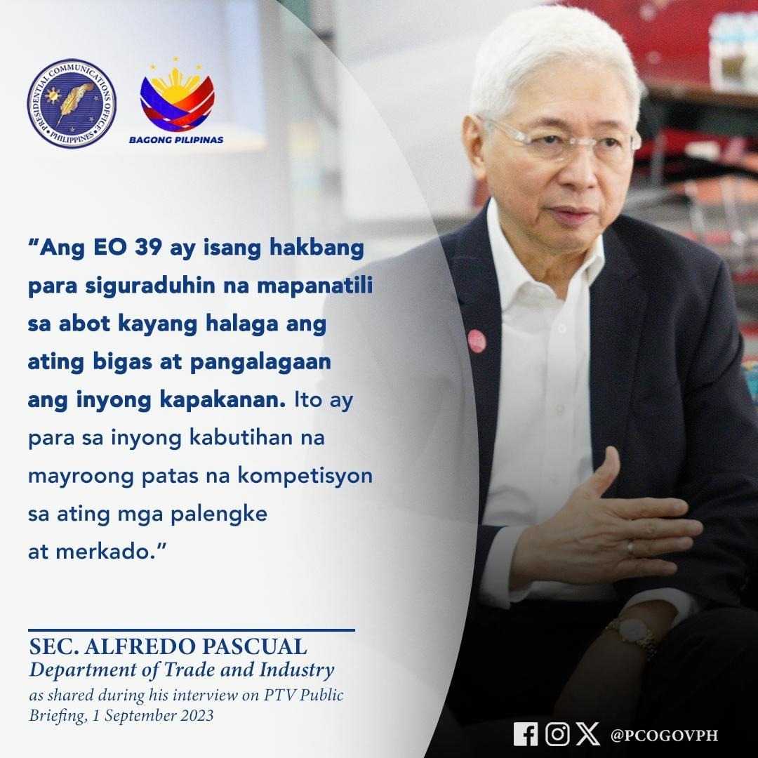 DTI, DA to mobilize ‘price monitors,’ work with LGUs to effectively implement mandated rice price caps